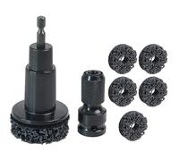 Wdbild Wheel Hubs & Brake Surfaces Cleaner 1/4 Inch Hexagonal Drives Wheel Hubs Resurfacing & Brake Disc Cleaning Tool For Car & Trucks Wheel Hub Resurfacing