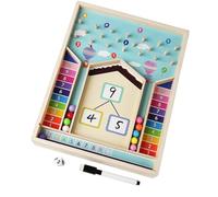 Wdbild Wood Math Toy For Kids Learn Addition And Subtraction With Interactive Educational Number Game For Ages 3 6