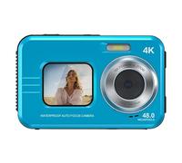 WDC901 Waterproof 4K Digital Camera with 32GTF Card (Blue)