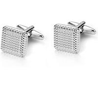 WDCDYQDH Mens Cufflinks Elegant Style Cuff Classic zilver Color Kappa Men's Cufflinks Gift Party WSuit Shirt Cuffs Button Links Clothing Accessories
