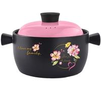 WDCDYQDH Terracotta Casserole Pot Stew Ceramic Clay - High Temperature Cooking Heat Storage And Energy Saving Upgrade Delicious-capacity 5l_d (d Capacity 5l)