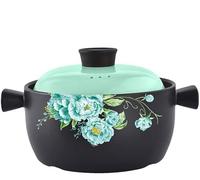 WDCDYQDH Terracotta Casserole Pot Stew Ceramic Clay - High Temperature Cooking Heat Storage And Energy Saving Upgrade Delicious-capacity 5l_d (b Capacity 5l)