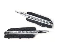 WDCVFGT Car Front Fog Lamp Compatible With For X5 E70 2007 2008 2009 2010 Car Front Bumper Fog Lamp DRL Daytime Driving Running Light Fog Light Assembly Spotlight