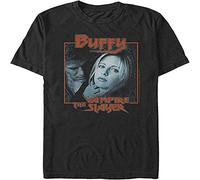 WDCzzFD Buffy The Vampire Slayer Men's Angel Love Frame T-Shirt(Large)