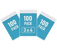 Wddeevoi 300 PCS Small Plastic Bags, 3 x 4 Inch Small Zip Bag, Transparent Jewelry Bags Reclosable, Clear Mini Baggies, Resealable Lock Poly Bag for Pill, Beads, Screws, Packaging
