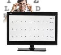 WDDEYYDS 18.5/21.5 Inch Digital Visual Acuity Chart, LED Eye Test Chart, CE Certified LED Vision Screener for Optometry Clinics, Adjustable Test Distance 1-6m, Remote Control Included 18.5in