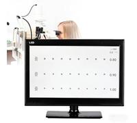 WDDEYYDS 18.5/21.5 Inch Digital Visual Acuity Tester, CE Certified LED Optometry Monitor with Multiple Visual Targets & Display Modes, Remote Control Eye Test Device for School & Clinic Use 18.5in