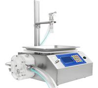 WDDEYYDS Automatic Honey Filling Machine Liquid Paste Filling Machine 10g-10kg Honey Bottling Machine Automatic Weight Bottle Filling Machine for Viscous Liquid, Chocolate Sauce Plastic Gear Pump