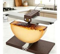 WDDEYYDS Electric Raclette Cheese Melting Machine - 1000W Half-Round Commercial Cheese Warmer Grill with Adjustable Angle, Stainless Steel Food-Grade Melter for Raclette in Restaurant & Parties