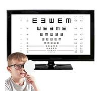 WDDEYYDS Multi-Function Digital Eye Exam System, 18.5/21.5 Inch LED Visual Acuity Chart with Remote Control, CE Certified Optometric Equipment for Schools, Hospitals, and Eye Care Clinics 21.5in