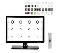 WDDEYYDS Professional Digital Vision Meter, Electronic Optometry Projector with Multiple Optotypes & Remote Control, LED Eye Test Chart for Ophthalmology Clinics, Adjustable Test Distance 1-6m 21.5in