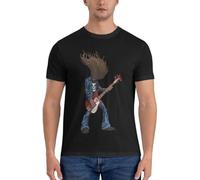 WDDKCNUK 100-Cotton-Cliff-Burton-T-shirt-Men-Funny-Oversized-T-Shirt-Men-crew-Neck-Summer-Shirts