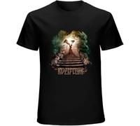 WDDKCNUK Jwp Men's Led Logo Zeppelin Stairway to Heaven T-Shirts Black XXL