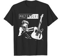 WDDKCNUK Maisy Chrissie Hynde Pretenders T Shirt Unisex Short Sleeve T-Shirt Black XL