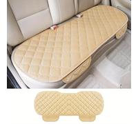 WDDZTMNB Rear Car Seat Cover,Compatible with Alfa Romeo MiTo 147 156 159 166 Giulietta Giulia Stelvio Spider GT C4 8C,Seat Accessories,Beige