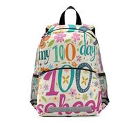 WDdZzyy 100 Days School Flower Cute Colorful kids backpacks for girls toddler harnessing with leash book bags for girl mochilas para ni?os de 3 a?os preescolar