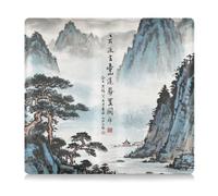 WDdZzyy Ancient Chinese Landscape Painting Leather Registration and Insurance Card Holder Wallet Accessories Case for any Car, Truck, Motorcycle, Trailer or Boat, Ancient Chinese landscape painting,