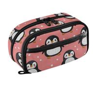 WDdZzyy Animal Penguin Simple Line Cartoon Style PVC Pencil pouching Big Capacity Pencil pouching for College Student Teen Adults