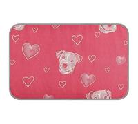 WDdZzyy Animal Simple Line Art Valentine Cartoon Summer Cooling Blankets for Medium Dogs Self Cooling mat for Cats Outdoor for Bunny Indoors Cordless Manta refrescante para perro M