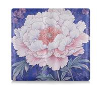 WDdZzyy Beautiful Pink and White Peony Premium Leather Auto Registration Insurance & ID Card Holder Car Essentials for ID, Driver's License, Key Contact Information Cards, beautiful pink and white
