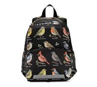 WDdZzyy Bird Watcher Bird Lover Birder Birding Nerd 2d backpack for kids drawstring books bag for 6 year old mochila para ni?a