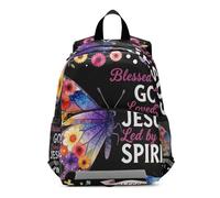 WDdZzyy Blessed by God Loved by Butterfly backpack kids drawstring bookbag for childrens mochila para ni?os de 3 a?os