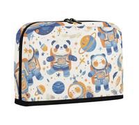 WDdZzyy Cartoon Cute Animal Astronauts Pencil Pouches Large Capacity Pen Case Expandable Storage Organizer for Women College