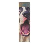 WDdZzyy Cartoon Funny Great Dane Dog Skateboard Grip Tape Design Grippy Scooter Grip Tape 33×9 Inch antiderrapante para Scooter