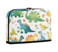 WDdZzyy Cartoon Woods Color Volcanic Dinosaur Pencil Pouches Large Capacity Pen Case Cosmetic Multi-Slot Coin for Man High School Supplies