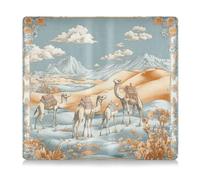 WDdZzyy Chinese Desert Camel Blue Pu Leather Car Registration and Insurance Card Holder Truck Accessories for Documents, Cards, License, Chinese desert camel blue, One Size