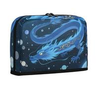 WDdZzyy Cool Flying Dragon Blue Pencil Holder Large Capacity Pen Case Big Capacity Case Pencil Holder for Girls Travel