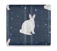 WDdZzyy Cosmic Universe Stars Starry Rabbit Pu Leather Car Registration and Insurance Holder Truck Accessories for Driver License, Cards & Essential Documents