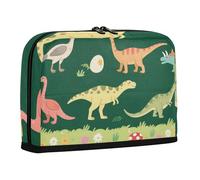 WDdZzyy Cute Cartoon Dinosaur Pencil Holder Large Capacity Makeup Big Capacity Stationery Bag for Girls Grade School Supplies