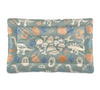 WDdZzyy Cute Cartoon Dinosaur Washable Pet Mat Soft Comfortable Anti-Slip Bottom for Large Jumbo Medium Small Dogs 36" x 24"