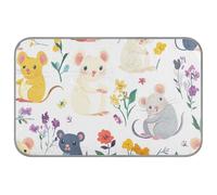 WDdZzyy Cute Ferret animal White Summer cooling dog blanket Self Cooling 38" x 23" pet cooling pads for hamster indoor accessories mantas frías para perros M