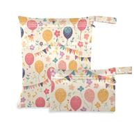 WDdZzyy Dijia0244_Cute_Balloon_Birthday_Brown_Picture_Highly_Detailed_s_7bf4a850-a3d3-4e22-9c5e-b2c5dab47de0 prop1 Bags for Swimsuits 2 Pack Travel Essentials for Babies with Handles for Beach