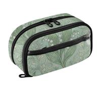 WDdZzyy Finland Lily of The Valley William Morris Pattern Tear-Resistant Pencil Case Big Capacity Waterproof Pencil Case for College Student Teen Adults