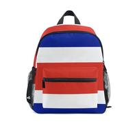 WDdZzyy Flag Costa Rica kids school backpacks whistle books bag with name tag for childrens