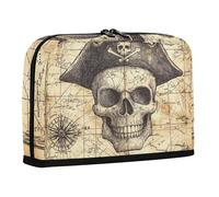WDdZzyy Game Treasure Map RPG Pirates Pencil Cases Large Capacity Cosmetic Bag Slim Stationery Bag for Adolescentes School Must Haves