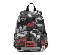 WDdZzyy Graffiti Fist Peageon big backpacks for kids drawstring bookbag for boys mochilas para ni?os de 3 a?os preescolar