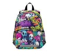 WDdZzyy Graffiti-style Cartoon Art sling backpack for kids boys leash bookbags for boys mochila para ni?os de 5 a?os