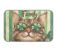 WDdZzyy Happy St. Patrick's Cartoon Love Animal Summer Cool pad for Dogs Self Cooling mat for Outdoor Cats for Chicken Travel Unique Manta Fria para Perros M