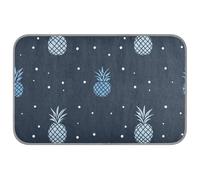 WDdZzyy Polka Dot Pineapple Dark Blue Summer Cooling for Dogs Self Cooling Dog mats for Floors Waterproof for Chicken Indoors Non-Electric Manta Fria para Perros M