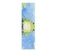 WDdZzyy Pond Frog Blue Summer Grip Tape for Skateboards Grippy pro Scooter Grip Tape 33×9 Inch lijas para Skate