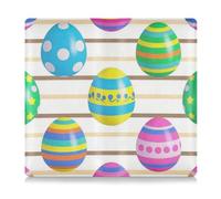 WDdZzyy Striped Easter Egg Leather Registration and Insurance Card Holder Essential Wallet Case for any Car, Truck, Motorcycle, Trailer or Boat, Striped Easter egg, One Size