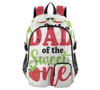 WDdZzyy Travel Laptop Backpack Dad Of The Sweet Strawberry College Work Bag 17.5 inch