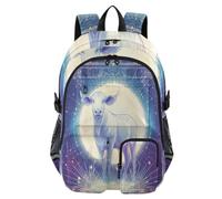 WDdZzyy Traveling Backpack Cow Tarot School College Bookbag 17.5"