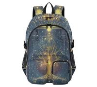 WDdZzyy Traveling Backpack Tree Tarot College School Bookbag 17.5"