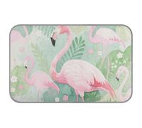 WDdZzyy Tropical Plant Flamingo Summer cat beds for indoor cats Self Cooling 38" x 23" cooling pet bed for pets sleeping accessories manta fria para perros M