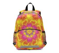 WDdZzyy Vibrant Mandala Line Art Abstract school backpack for kids boys chest strap bookbag for 6-8 year old mochilas escolares para ni?os de 3 a?os
